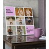 Tablou Canvas Personalizat - Baby Girl - 7 Poze - Nume - Data Nasterii  - 3