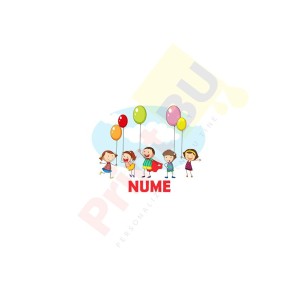 Cana Personalizata Copii - Baloane - Nume  - 2
