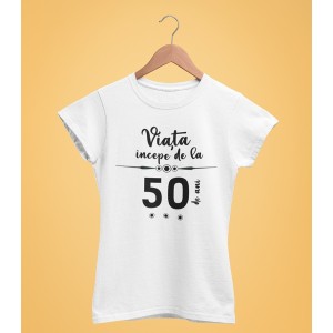 Tricou Personalizat - Viata Incepe - Varsta  - 1