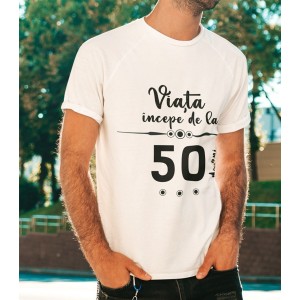Tricou Personalizat - Viata Incepe - Varsta  - 4