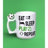 Cana Personalizata - Eat Sleep Play Repeat - Poza  - 1