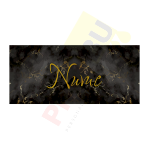 Cana Personalizata Neagra - Marble - Nume  - 2