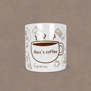 Ceasca de Cafea Personalizata - Expresso - Nume  - 1