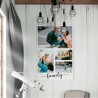 Tablou canvas personalizat vertical family cu 4 poze  - 2