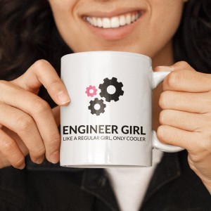 Cana personalizata "Engineer Girl"  - 1