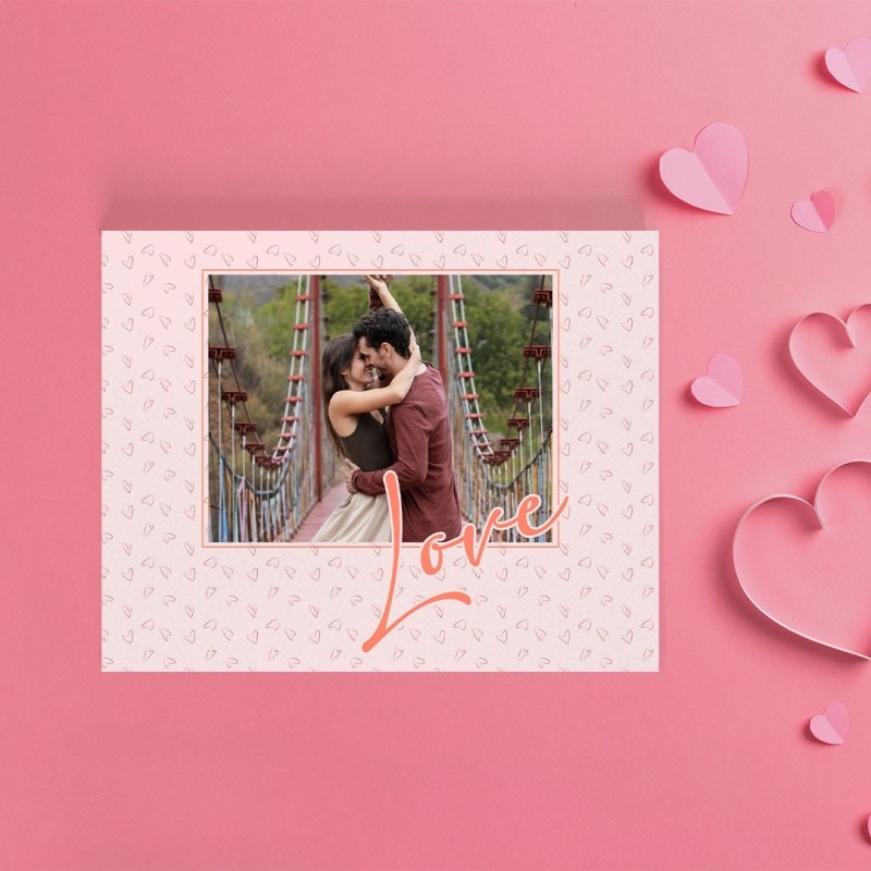 Cutie bomboane personalizata "Love" si poza