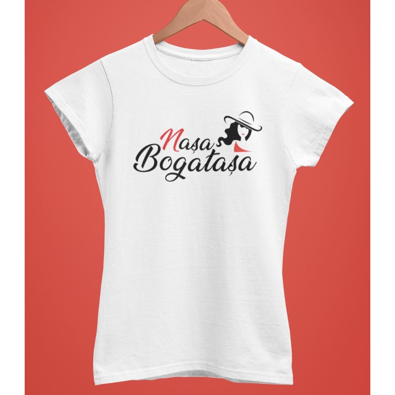 Tricou Personalizat Femei - Nasa Bogatasa  - 2
