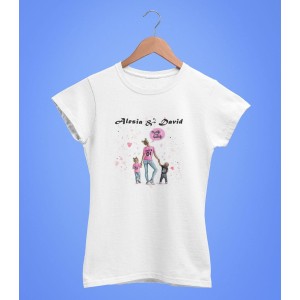 Tricou Personalizat Femei - Queen Mom - Nume - Printbu.ro - 1