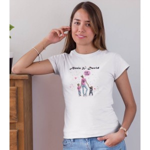 Tricou Personalizat Femei - Queen Mom - Nume  - 3