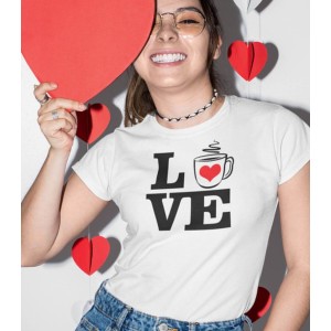 Tricou Personalizat Femei - Love Coffee  - 2