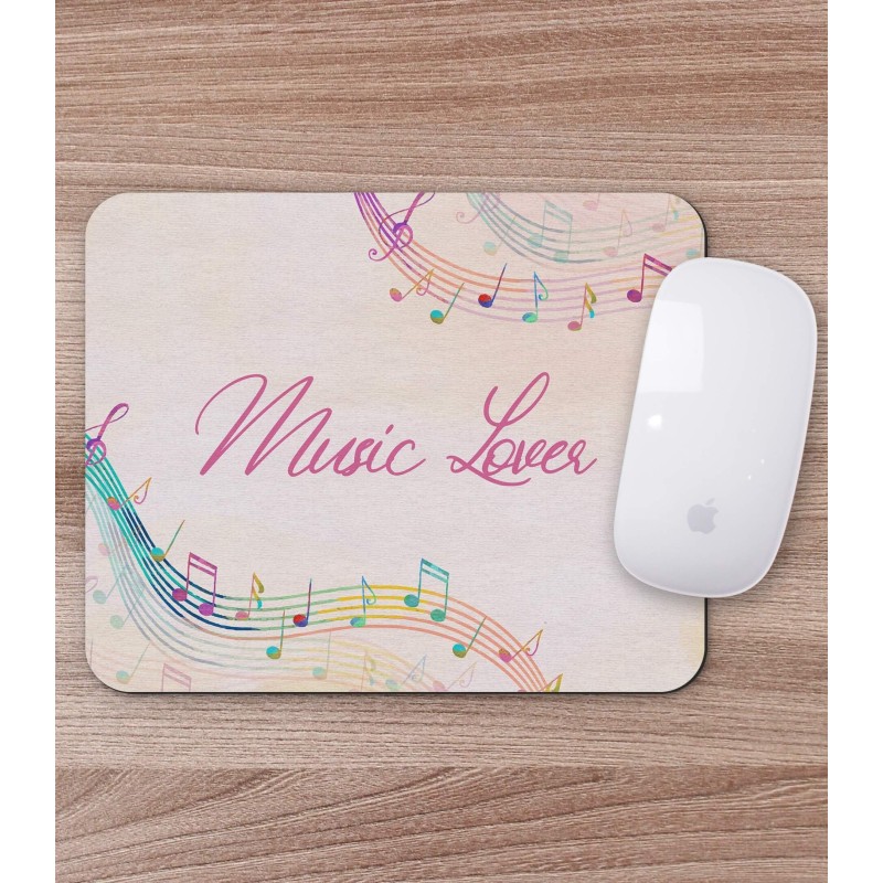 Mousepad Personalizat - Dreptunghi - Music Lover  - 1