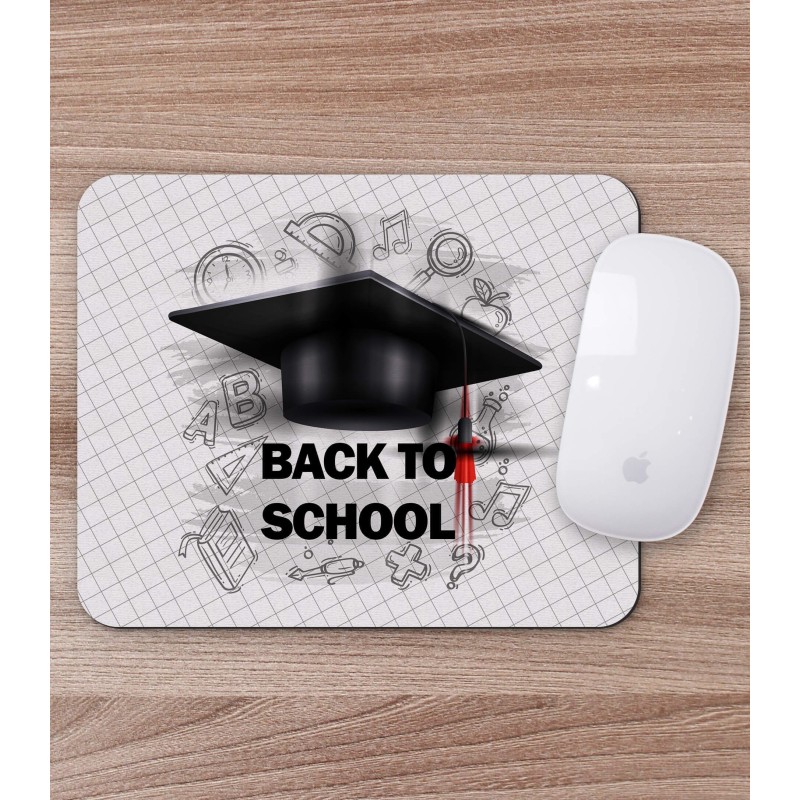 Mousepad Personalizat - Dreptunghi - Back To School  - 1