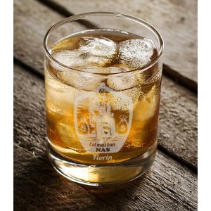 Pahar Whisky Personalizat - Cel Mai Bun Nas - Nume  - 2